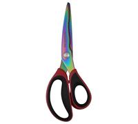 Rockingham Forge Sharp Kitchen/Household Scissors, Rust Resistant, Kinked and Curved 9CM Stainless Steel Blades, Rainbow