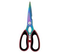 Rockingham Forge Sharp Kitchen Scissors with Nut Cracker and Bottle Opener, Rust Resistant Stainless Steel Blades, 9 CM, Rainbow
