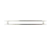 Rockingham Forge MK-600SS 24” Magnetic Stainless Steel Knife Rack with 6 Utensil Hooks and Wall Fixings