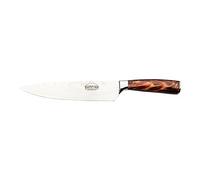 Rockingham Forge Sunrise Collection 8" Chef's Knife, Stainless Steel with Resin Handles, Amber Brown