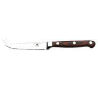 Rockingham Forge Universal Cheese Knife with Riveted Rosewood Handle & Pronged Tip, Durable 18/10 Stainless Steel, Cheese Slicer for Soft & Hard Cheese