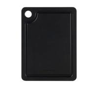 Rockingham Forge Wood Fibre Cutting Board with Groove Black 20x15x0.6cm, Heat Resistant Chopping Board Dishwasher Safe, Wooden Carving Board with Juice Reservoir, Hygienic Commercial Chopping Boards