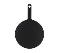 Rockingham Forge Wood Fibre Pizza Board Black 24cm Dia. for 9” Pizza, Hygienic Wooden Pizza Serving Board, Round Cutting Board, Heat Resistant Wood Pizza Paddle, Dishwasher Safe Serving Platter