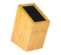 Rockingham Forge Wooden Bamboo Universal Knife Block for up to 20 Knives - Tidy Kitchen Storage Solution for Multiple Knife Types up to 20cm Blade Length
