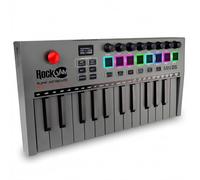 RockJam 25 Key Bluetooth Midi Keyboard Piano with Touchpads