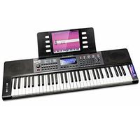 RockJam 61 Key Keyboard Piano with Pitch Bend, Power Supply, Sheet Music Stand,