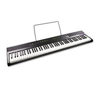RockJam 88 Key Digital Piano with Full Size Semi-Weighted Keys, Power Supply, Sheet Music Stand, Piano Note Stickers & Simply Piano Lessons