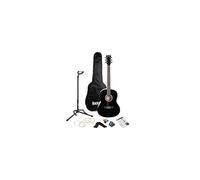 RockJam Acoustic Guitar Kit with Stand, Gig Bag, Tuner, Picks,