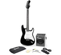 RockJam Electric Guitar Kit with 10-Watt Amp, Gig Bag, Picks, Spare Strings & Lessons