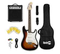 RockJam Electric Guitar Kit with Amp, Bag, Whammy, Strap, Lead, Spare Strings & Lessons