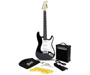 RockJam Electric Guitar Kit With Amp - Black