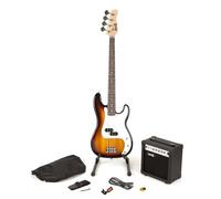 RockJam Full-Size Bass Guitar Kit with Amp, Tuner, Stand & Bag
