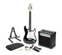 RockJam Full Size Electric Guitar Superkit - Black