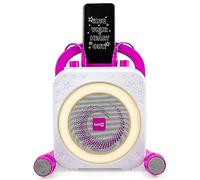 RockJam Ring Bluetooth Karaoke Machine with Two Mics