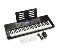 RockJam RJ461 61 Key Keyboard Piano with Pitch Bend for Beginners | Beginner 61 key electronic keyboard for home practice with tones, rhythms, lessons & portable setup