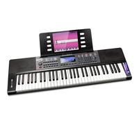 RockJam RJ461 61 Key Keyboard Piano with pitch bend Sheet Music Stand Piano Note Sticker Power Supply and Simply Piano Application