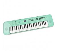 RockJam RJ490MG 49 Key Mini Piano Keyboard, Mint Green Portable USB-C Electronic Keyboard with Speakers, Headphone Jack, 200 Tones & Rhythms