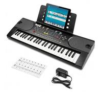 RockJam Digital Piano Keyboard 49 Key Portable w/ Sheet Music Stand RJ549