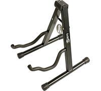 RockJam RJGS01 Universal Portable A-frame Guitar Stand for Acoustic Guitar, Electric Guitar & Bass Guitar with Lessons, Black