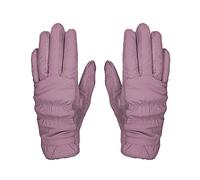 ROCKJOCK Ladies Smart Touch Screen Gloves Shower Proof Upper Soft Faux Suede Palms Mauve