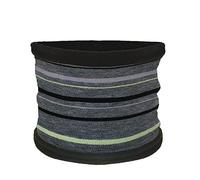 Rockjock mens neck warmer, scarf, hat, hood, snood - reversible (Grey/Black)