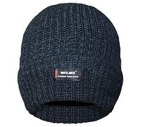 ROCKJOCK R40 Thermal Insulating Quality Ribbed Winter Beanie HAT for Men Blue