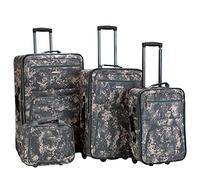 Rockland 4 Piece Expandable Luggage Set, ACU Camo