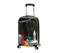 Rockland Departure Hardside Trolley Set, Departure:, Carry-On 20", Melbourne Hardside Expandable Spinning Wheel Luggage