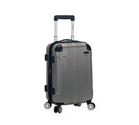 Rockland Hardside Expandable Luggage with Spinner Wheels, Multicolor, Silver, Carry-On 20-Inch, Rockland London Hardside Spinner Wheel Luggage