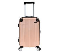 Rockland London Hardside Spinner Wheel Luggage, Champagne, Carry-On 20-Inch, London Hardside Spinner Wheel Luggage