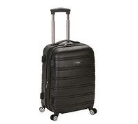Rockland Luggage Melbourne 20 Inch Expandable Abs Carry On Luggage, Black, One Size