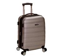 Rockland Luggage Melbourne 20 Inch Expandable Abs Carry On Luggage, Silver, One Size