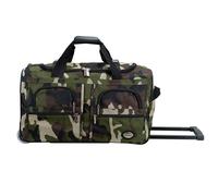 Rockland Luggage Rolling 22 Inch Duffle Bag, Camouflage, One Size