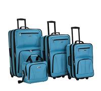 Rockland Luggage Skate Wheels 4 Piece Set, Turquoise, One Size
