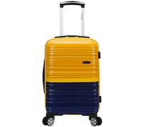 Rockland Melbourne 20" Expandable Belly Pack, 2 tonenavy, Carry-On 20", Melbourne Hardside Expandable Spinning Wheel Luggage