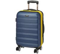 Rockland Melbourne Expandable Hard Case, Navy, Carry-On 20", Melbourne Hardside Expandable Spinning Wheel Luggage