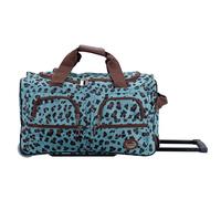 Rockland Melbourne Hardside Expandable Spinner Wheel Luggage, BLUELEOPARD, 22", Melbourne Hardside Expandable Spinner Wheel Luggage