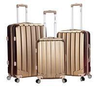 Rockland Melbourne Hardside Expandable Spinner Wheel Luggage, Bronze, 3 Piece (20"/24"/28"), Bronze, 3 Piece (20"/24"/28"), Melbourne Hardside Expandable Spinner Wheel Luggage
