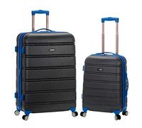 Rockland Melbourne Hardside Expandable Spinner Wheel Luggage, Grey, 2 Piece (20"/28"), Melbourne Hardside Expandable Spinner Wheel Luggage