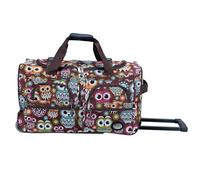 Rockland Melbourne Hardside Expandable Spinner Wheel Luggage, OWL, 22", Melbourne Hardside Expandable Spinner Wheel Luggage