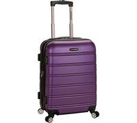 Rockland Melbourne Hardside Expandable Spinner Wheel Luggage, Purple, Carry-On 20 inches, Purple, Carry-On 20", Melbourne Hardside Expandable Spinner Wheel Luggage