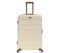 Rockland Melbourne Hardside Expandable Spinner Wheel Luggage, White, Checked Large 28", Melbourne Hardside Expandable Spinner Wheel Luggage