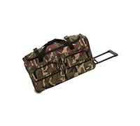 Rockland Rolling Duffel Bag, Camouflage, 76.20 cm, Rolling Duffel Bag