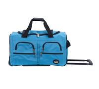 Rockland Rolling Duffel Bag, Turquoise, 22-Inch
