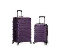 Rockland Speciale Hardside 2-Piece Expandable Spinner Luggage Set, Purple, 2-Piece Set (20/28), Speciale Hardside 2-Piece Expandable Spinner Luggage Set