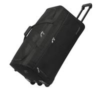 Rocklands® Lightweight Luggage Rolling Holdall Suitcase Wheeled Duffle Bag Cargo Sport Travel Bag RL501 (Black/Black, Large - 32" (H84 x L42 x W40 cm))