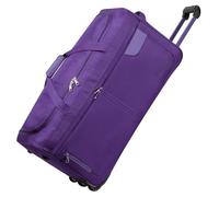 Rocklands® Lightweight Luggage Rolling Holdall Suitcase Wheeled Duffle Bag Cargo Sport Travel Bag RL501 (Purple, Medium - 28" (H74 x L37 x W36 cm))