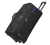 Rocklands® Lightweight Luggage Rolling Holdall Suitcase Wheeled Duffle Bag Cargo Sport Travel Bag RL501 (Navy/Black, Medium - 28" (H74 x L37 x W36 cm))