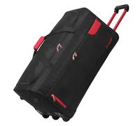 Rocklands® Lightweight Luggage Rolling Holdall Suitcase Wheeled Duffle Bag Cargo Sport Travel Bag RL501 (Red/Black, Large - 32" (H84 x L42 x W40 cm))