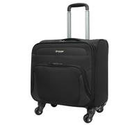 Rocklands® Rolling Laptop Bag 4 Wheel Laptop Bag Wheeled Briefcase Business Office Trolley Case fits Laptops up to 16" Lightweight Travel Cabin Bag - 8608